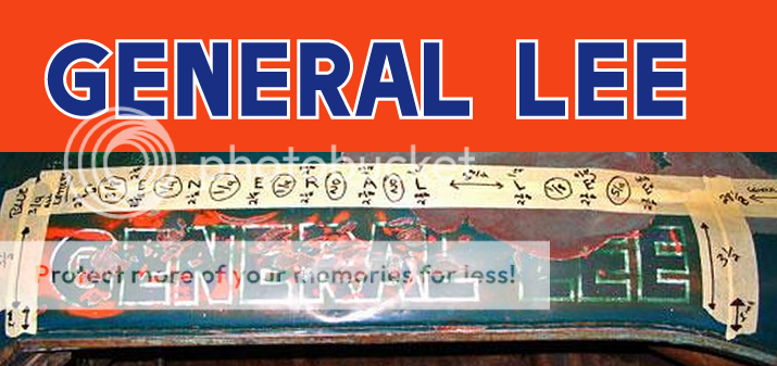 General+Lee01 Zoals je ziet is de tussen ruimte duidelijk te zien... wat er eerst op ...