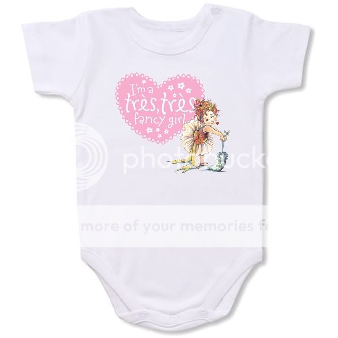 Fancy Nancy Cartoon Personalized BABY Bodysuit Creeper #04