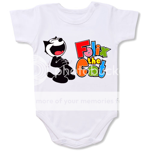 Felix the Cat Cartoon Baby Onesie #07