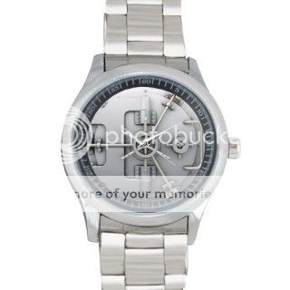 High Quality Stainless Steel Safe Gate Sport Metal Watch - 633