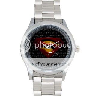 High Quality Stainless Steel Superman  (2) Sport Metal Watch- 636