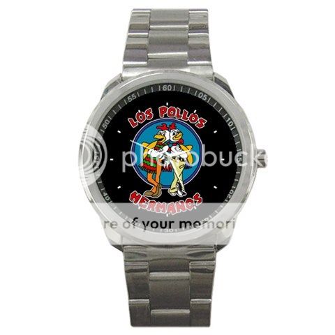 Los Pollos Hermanos Chicken Brothers heisenberg Breakin Sport Metal Watch - 815