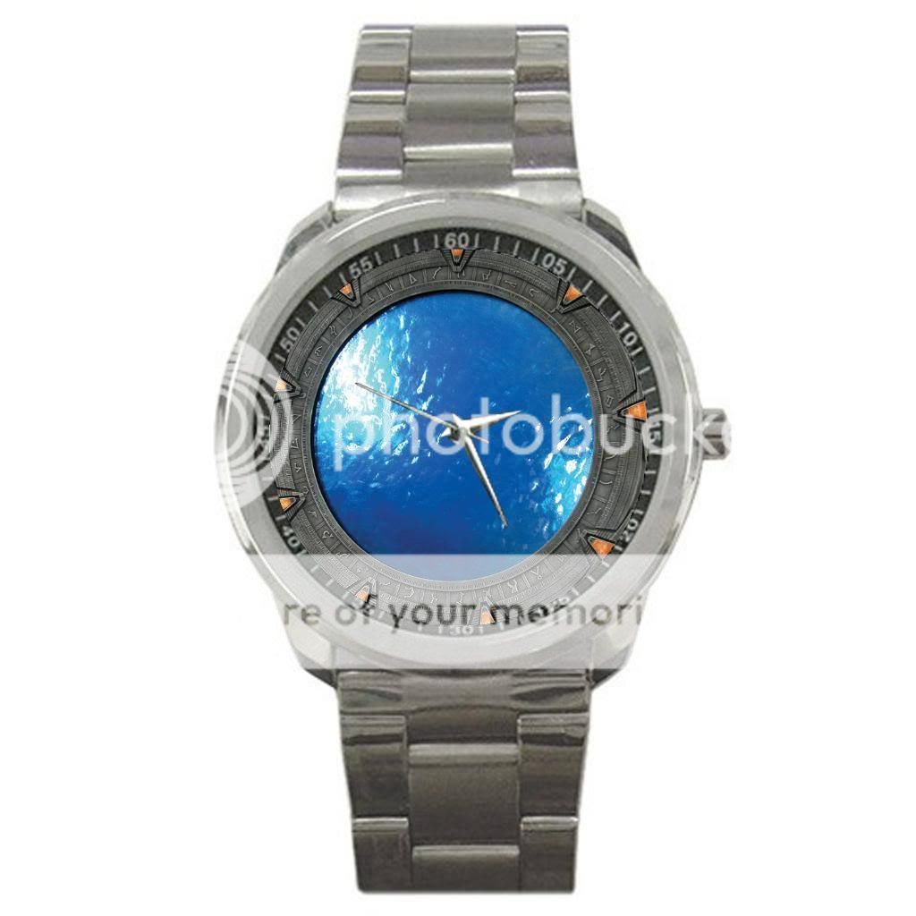 LUE STARGATE MIRROR SG 1 GATE Sport Metal Watch - 821