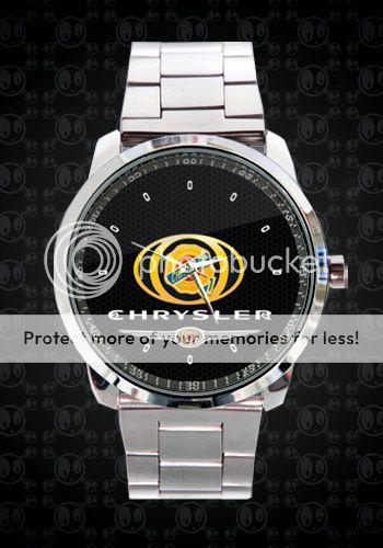 chrysler Synthetic Leather Complete Sport Metal Watch-702