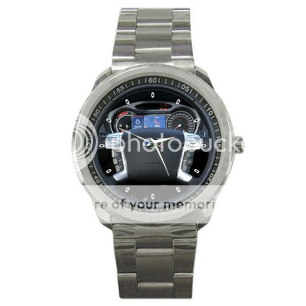 Ford Mondeo Titanium X 2 Steering Wheel Sport Metal Watch-015