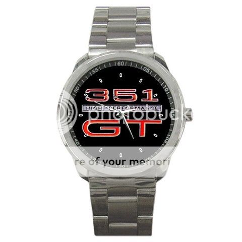 Ford Mustang GT 351 Classic Sport Car Mach1 Sport Metal Watch-027