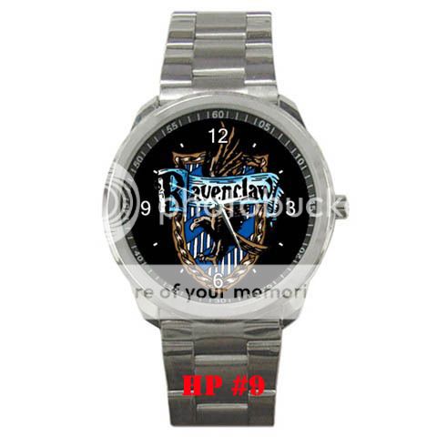 Harry Potter Hogwarts Gryffindor Slytherin Ravenclaw Logo Sport Metal Watch-149