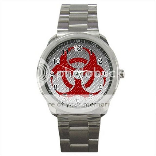 HAZARD SYMBOL Sport Metal Watch-162
