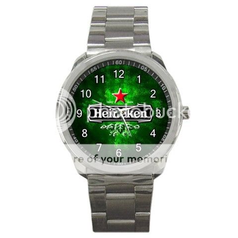 Heineken Dutch Beer Logo Sport Metal Watch-169