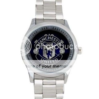 High Quality Stainless Steel Manchester United Sport Metal Watch-198