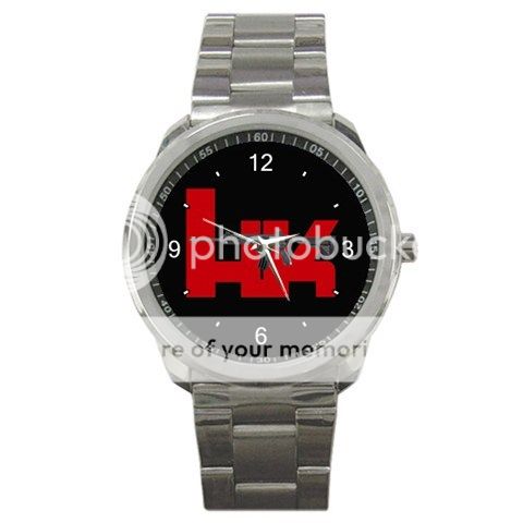 HK Heckler and Koch Pistol MR556A1 Rifle Sport Metal Watch-207