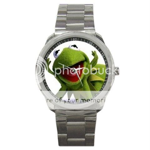 KERMIT the FROG SESAME STREET MUPPETS  Sport Metal Watch-389