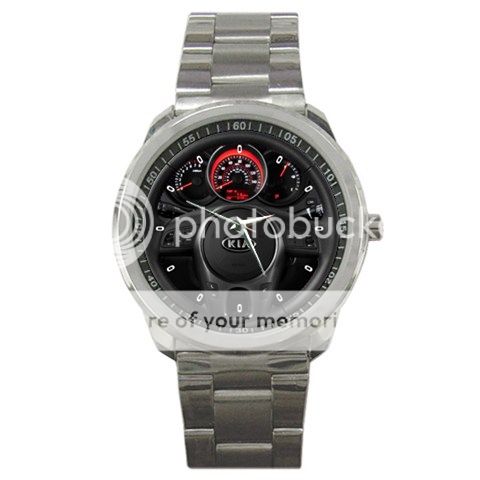 KIA Forte Koup Coupe Steering Wheel Sport Metal Watch-396