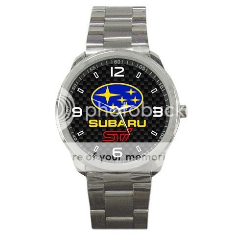 SUBARU STI CARBON FIBER Sport Metal Watch-481