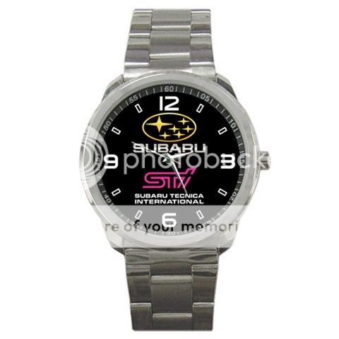 SUBARU STI Pink Sport Metal Watch-482