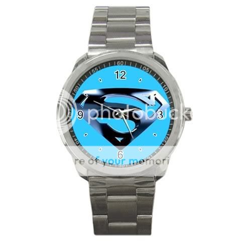 Superman Blue Sport Metal Watch-516