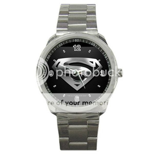 Superman Logo Comic Hero Sport Metal Watch-521