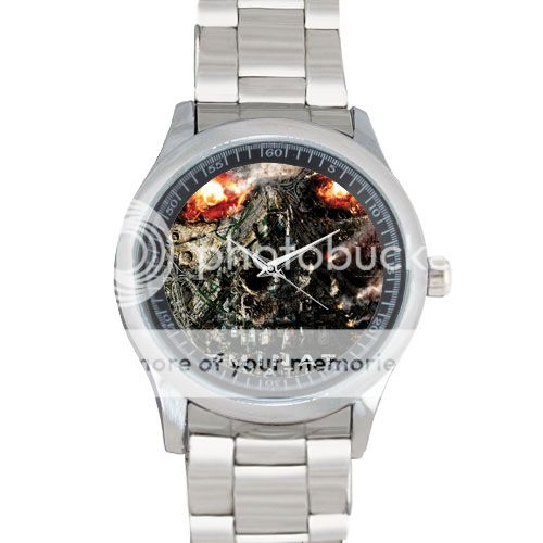 Terminator Pattern Stainless Steel Sport Metal Watch-577