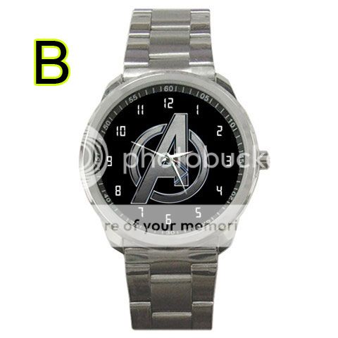 The Avengers Logo 2012 Movie   (2) Sport Metal Watch-586