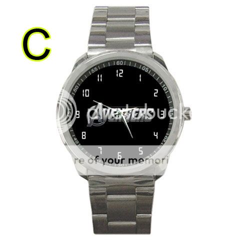 The Avengers Logo 2012 Movie   (3)Sport Metal Watch-587