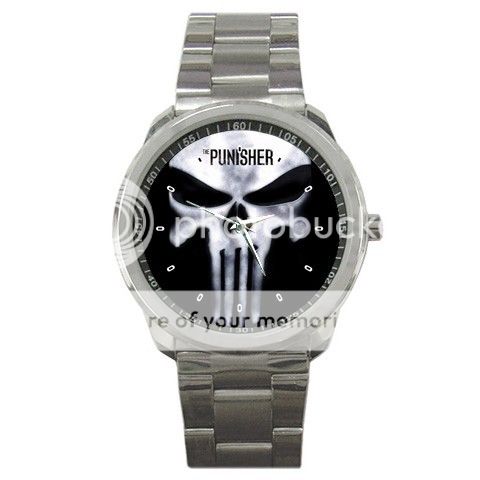 THE PUNISHER MASK Design  (2) Sport Metal Watch-669