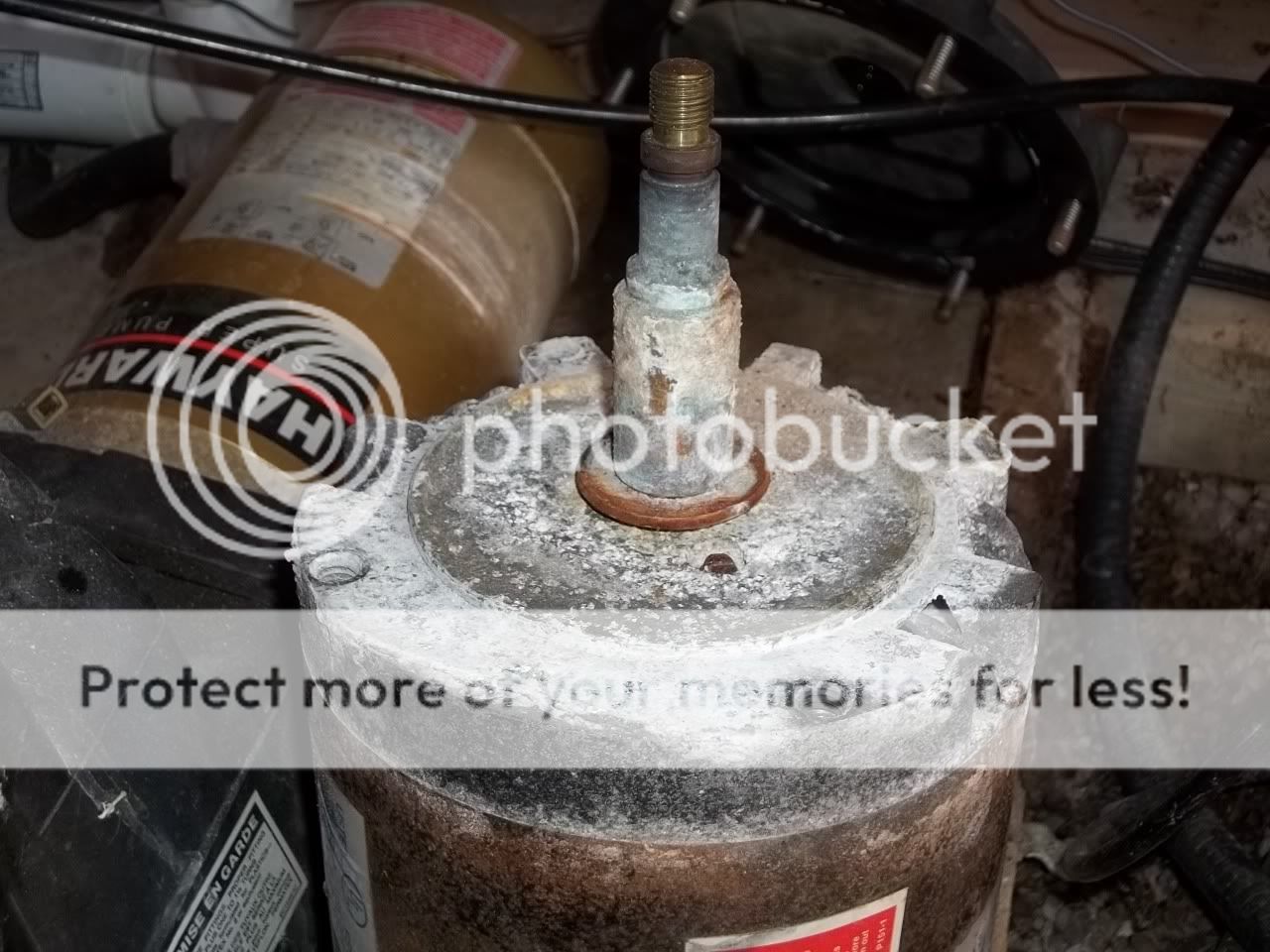 Changed booster pump seal. Leak gone but pump seized?