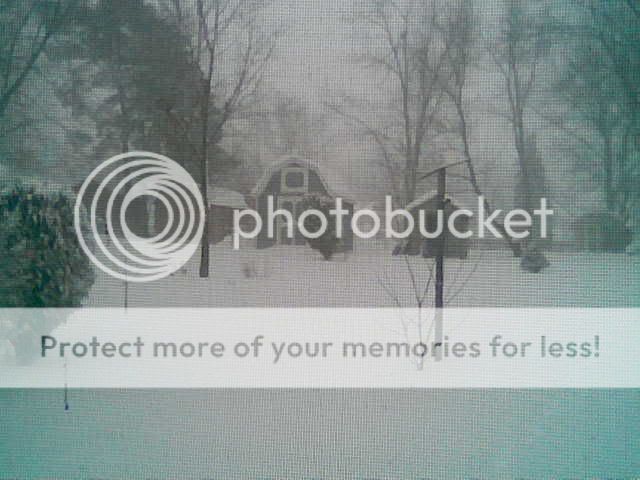still snowing